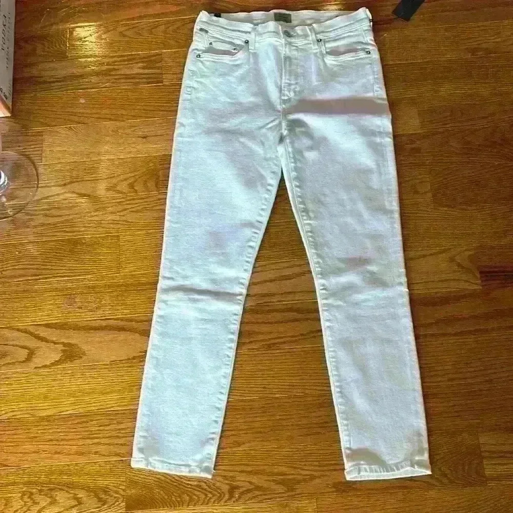 Citizens Of Humanity High-Rise Light Wash White Jeans